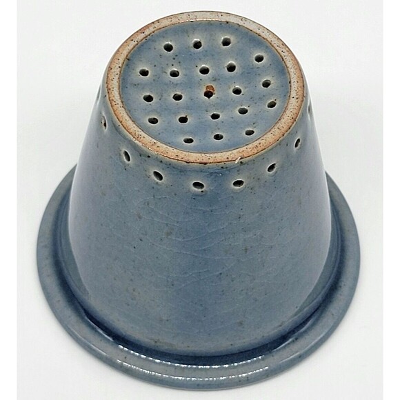 Rishi Artisan Tea Mug Cup With Infuser Lid Stoneware Indigo Sand Hand Crafted - Picture 6 of 12